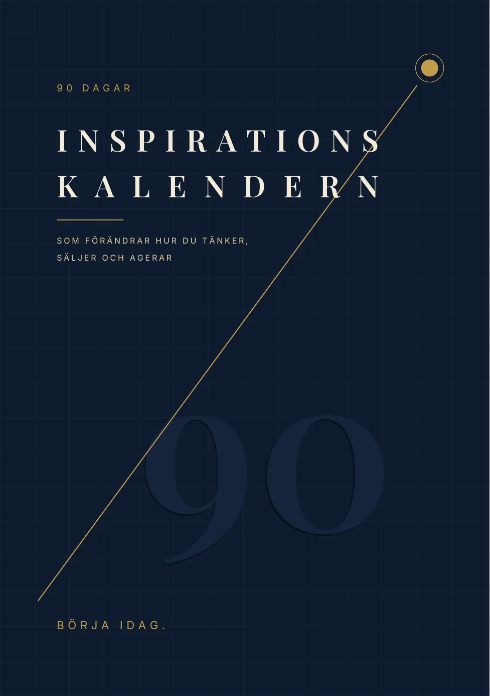 Inspirationskalendern – 90 dagar, omslag